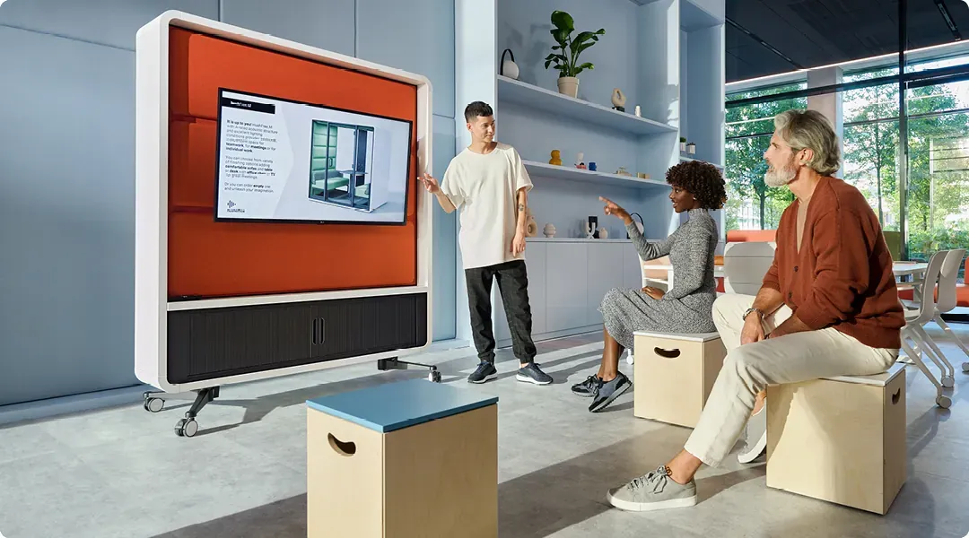 Mobile Bürowand hushwall Fotogalerie 06