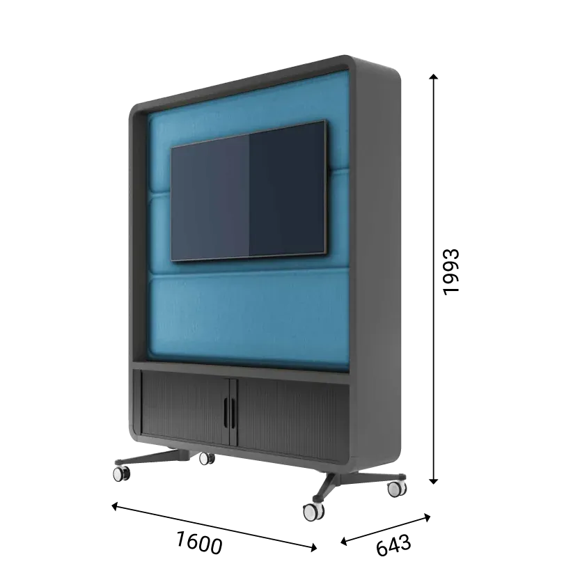 Masse mobile Bürowand hushwall